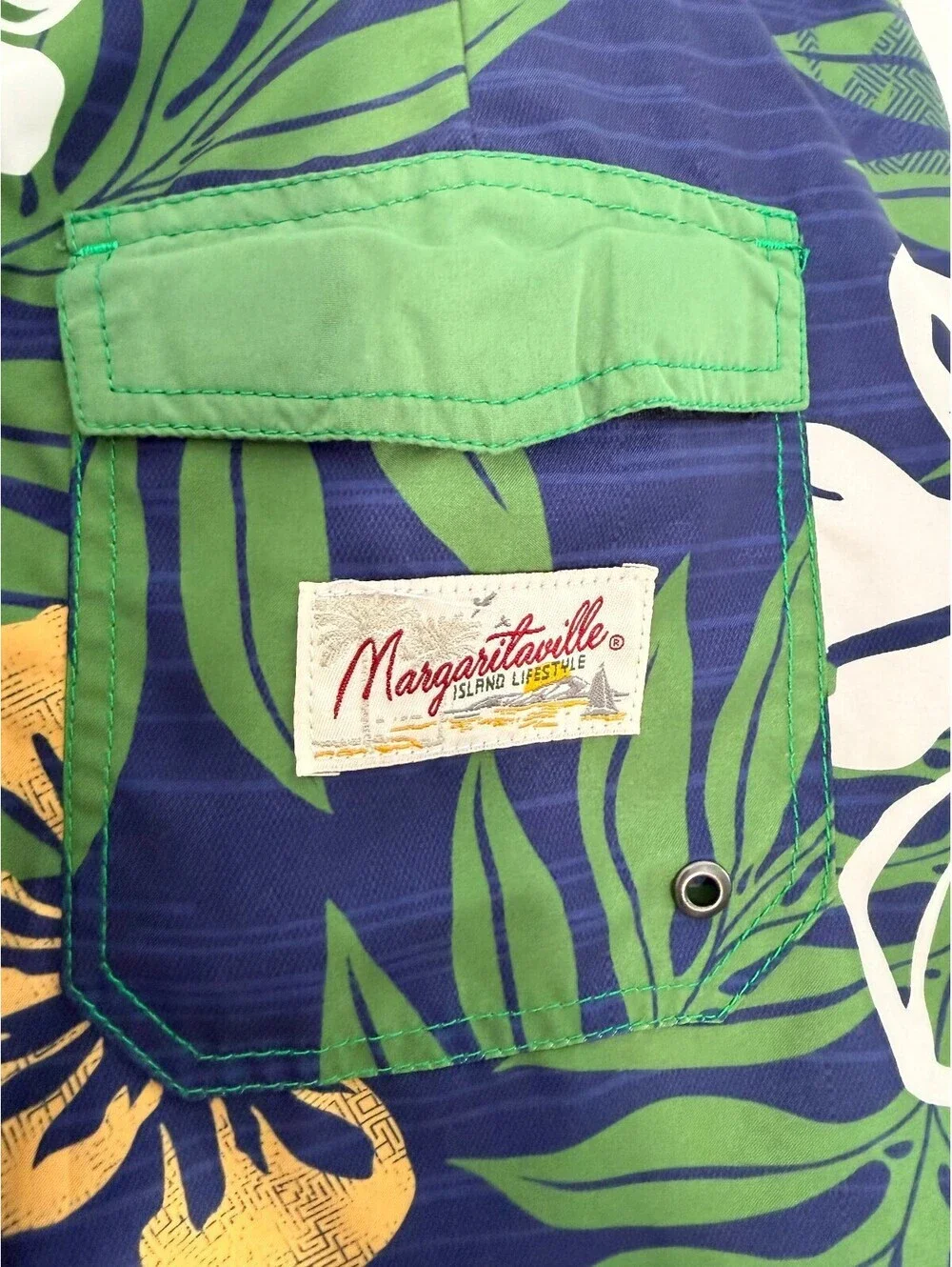 Margaritaville Tropical Floral Board Shorts Swim Trunks Men's Size 40